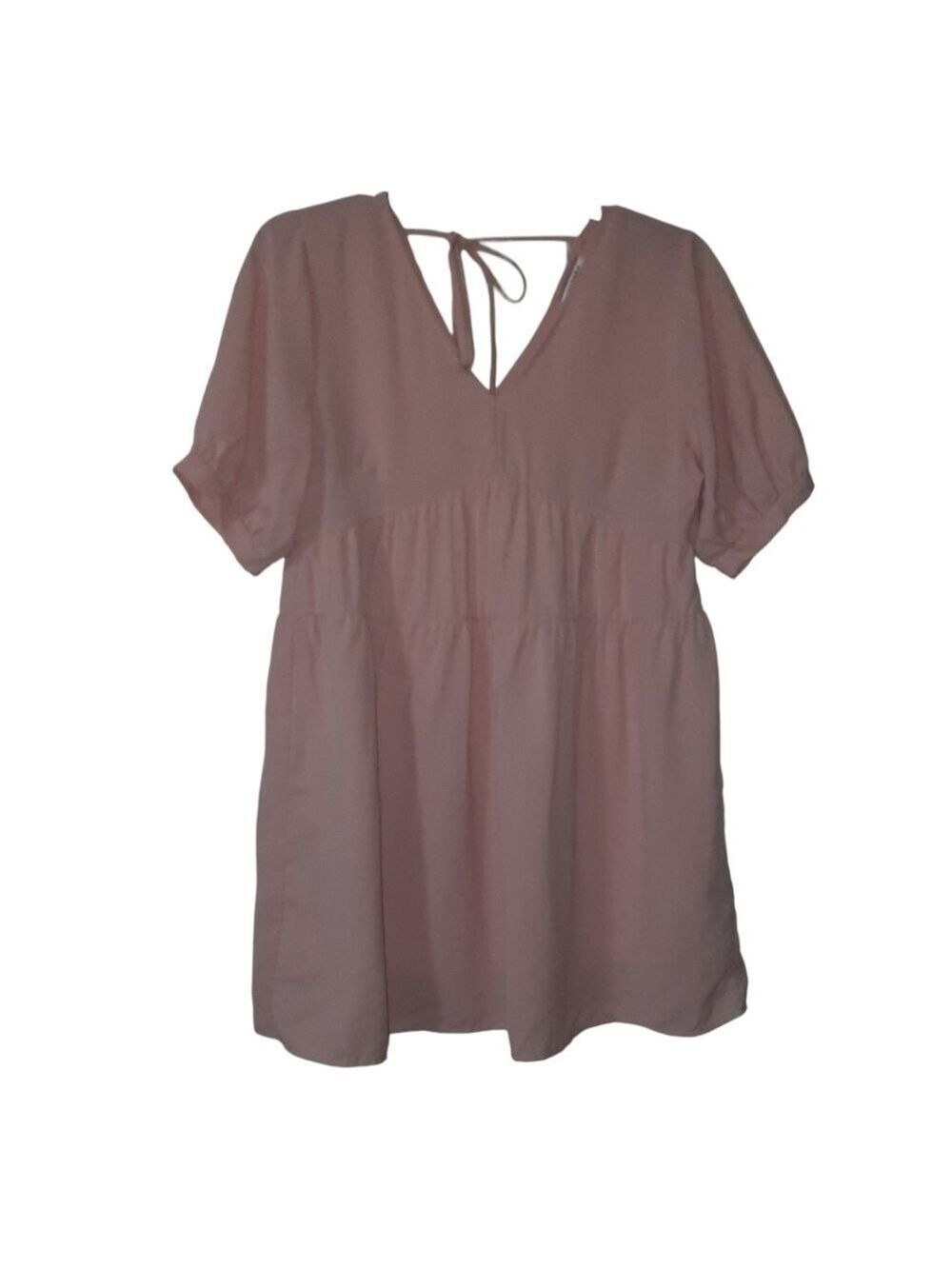 Andree by Unit Pink Dress Short Sleeves Size Large